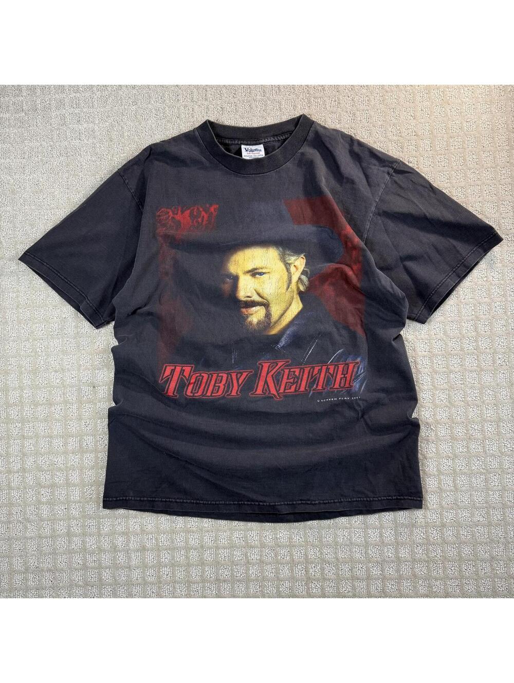 Vintage 2001 Toby Keith I Wanna Talk About Me T Shirt M
